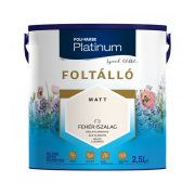   Poli-Farbe Platinum Foltálló beltéri falfesték - Fehér iszalag F3 - 2,5 l