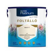   Poli-Farbe Platinum Foltálló beltéri falfesték - Vanília árnyékliliom V5 - 2,5 l