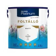   Poli-Farbe Platinum Foltálló beltéri falfesték - Fehér F2 - 2,5 l