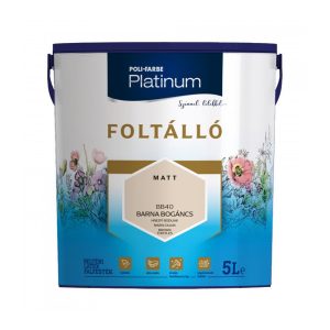 Poli-Farbe Platinum Foltálló beltéri falfesték - Barna bogáncs BB40 - 5 l