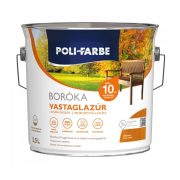 Poli-farbe Boróka vastaglazúr LB02 - fenyő - 2,5 l