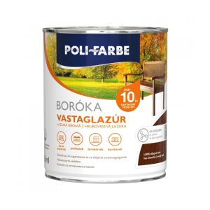 Poli-farbe Boróka vastaglazúr LB06 - világos teak - 0,75 l