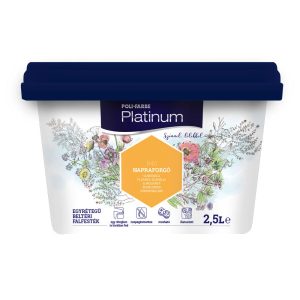 Poli-Farbe Platinum N40 egyrétegű beltéri falfesték - napraforgó - 2,5 l