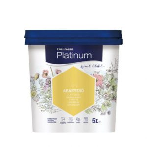 Poli-Farbe Platinum A70 egyrétegű beltéri falfesték - aranyeső - 5 l