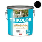   Trilak Trikolor selyemfényű kerítésfesték - koromfekete - 2,5 l