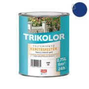   Trilak Trikolor selyemfényű kerítésfesték - királykék - 0,75 l