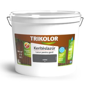 Trilak Trikolor kerítéslazúr - szürke - 10 l