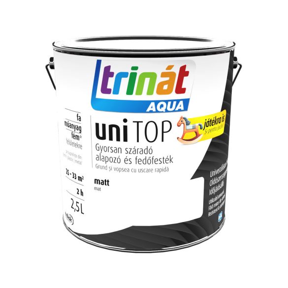 Trilak Trinát Aqua Unitop matt zománcfesték - S 1002-Y - 2,5 l