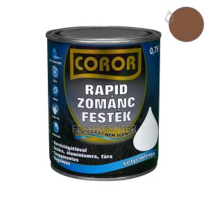 Coror Rapid Zománcfesték - földbarna - 0,75 l