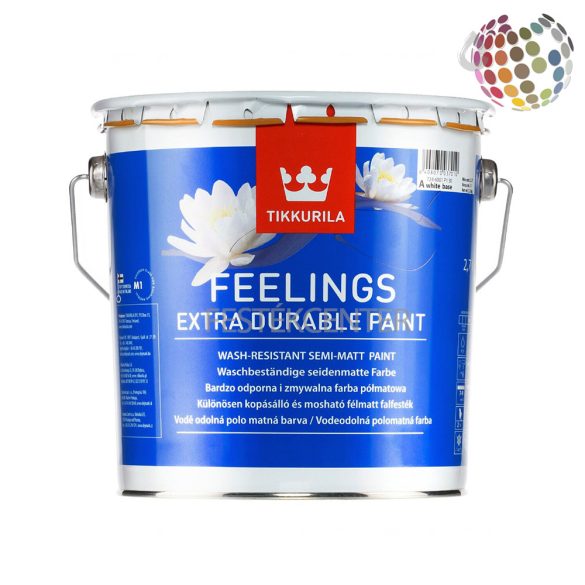 Tikkurila Feelings Interior Extra Durable A - különleges beltéri falfesték - 2,7 l