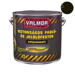 Valmor biztonságos padló- és jelölőfesték - fekete 2,5 l