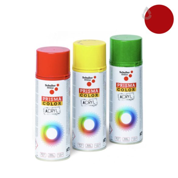 Schuller Prisma Color RAL3020 festékspray - forgalmi piros - 400 ml