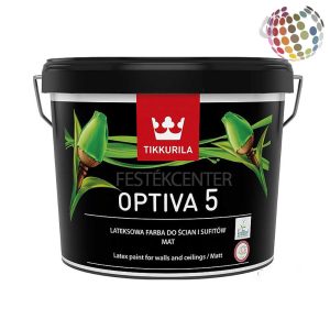 Tikkurila Optiva Matt (5) A - beltéri latex falfesték - fehér - 2,7 l