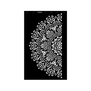 Stencil - 550 × 886 mm - Mandala 01 - XL