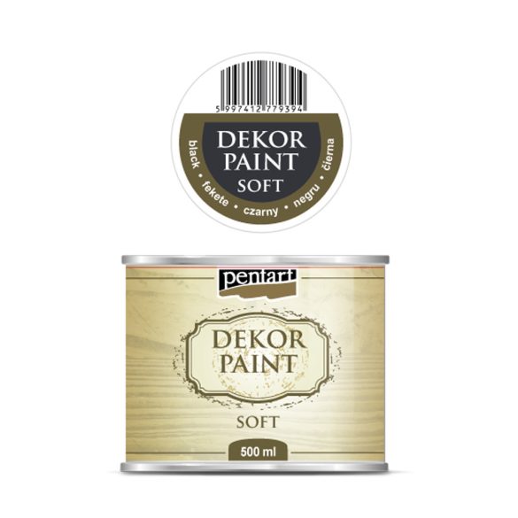 PentArt lágy dekorfesték - fekete - 500 ml