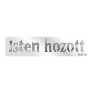 Stencil 19,8 x 5 cm - Isten hozott