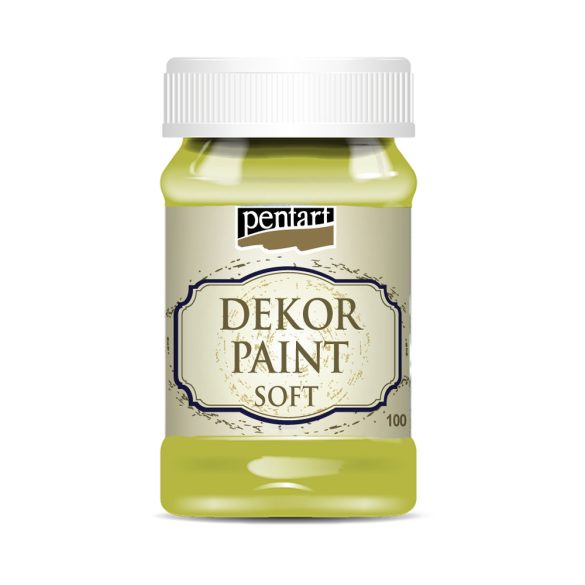 PentArt lágy dekorfesték - sárgászöld - 100 ml