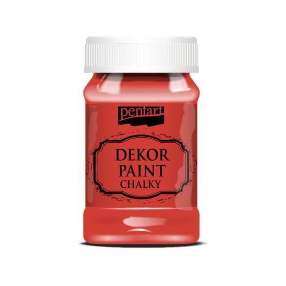 PentArt Dekor krétafesték - piros - 100 ml