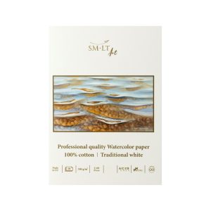 SMLTArt Professional Watercolor 100% pamut, 10 lapos akvarell művésztömb - 300 g - A4