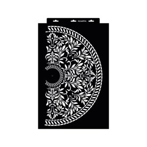 Stencil 31 x 54 cm - Leveles mandala - maxi